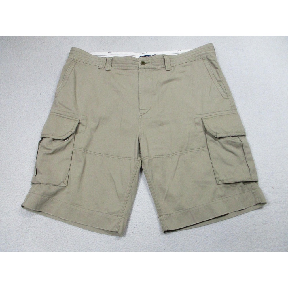 Polo Ralph Lauren Shorts‎ Mens 42 Khaki Classic Polo Chino Cargo Casual Cotton